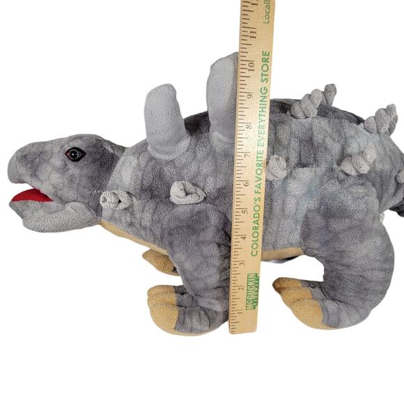 Dinosaur Plush Euoplocephalus 28" Big Stuffed Animal Rare Fiesta Prehistoric Toy - Picture 7 of 14